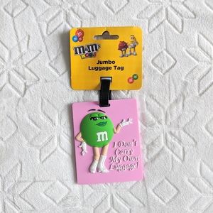 M&M Jumbo Luggage Tag